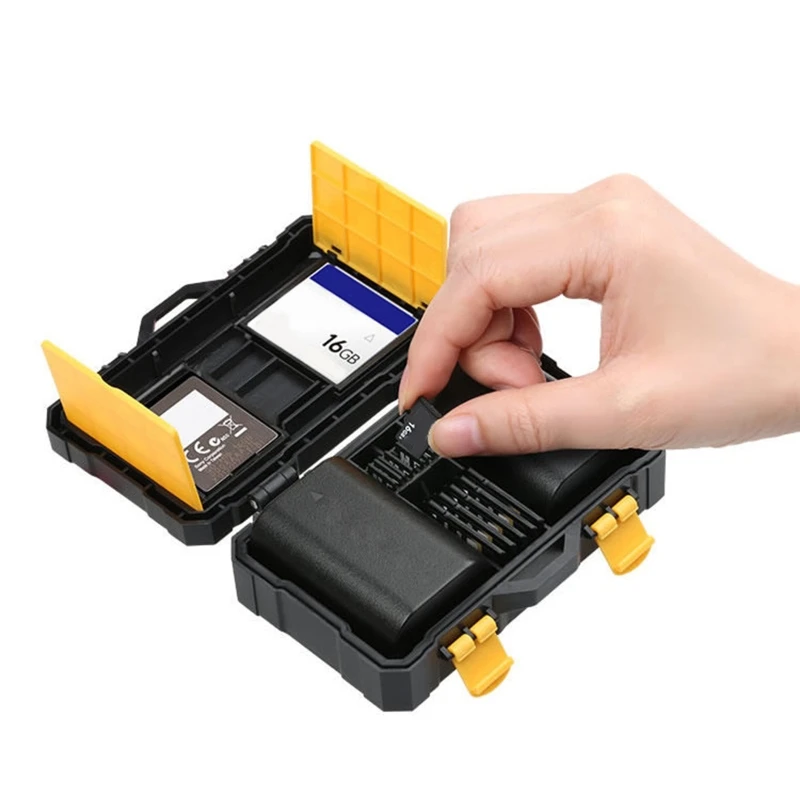 

Camera Battery Protection Case Storage Organizer Holder for LP-E6 LP-E8 LP-E12