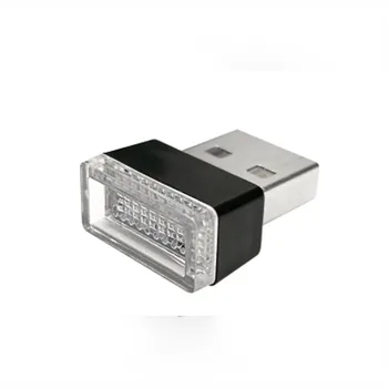 

Car USB LED Atmosphere Lights Decorative Lamp Emergency Lighting Universal PC Portable Plug and Play