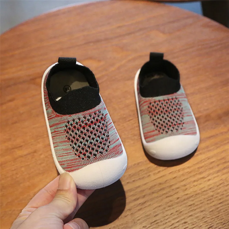 Sport shoes kids childrens shoes boys sports shoes spring  autumn mesh breathable casual kids sneakers girls soccer shoes #40J30 (1)