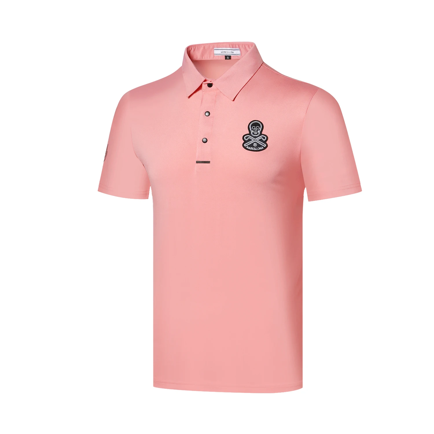 Q2019 Мужская футболка с длинным рукавом для гольфа Мягкая дышащая быстросохнущая футболка с коротким рукавом 3 цвета повседневная одежда для гольфа S-XXL