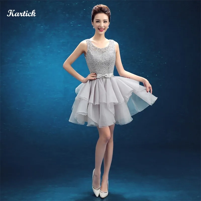 

New Evening Dresses with Sashes Elegant Backless Bride Gown Short Ball Prom Party Pageant Graduation Homecoming Formal Dress