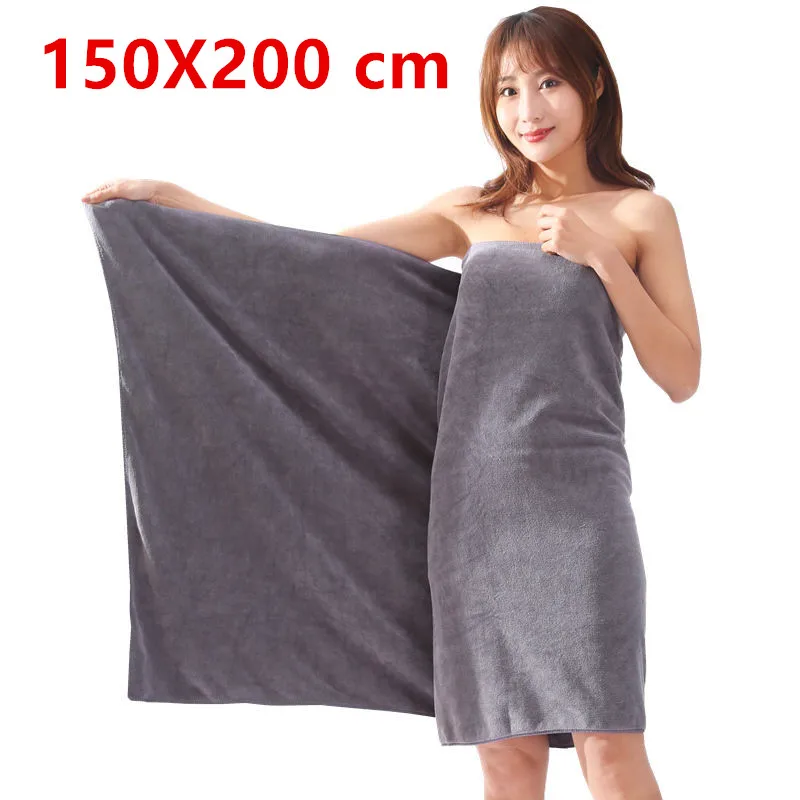 Asciugamano da bagno in microfibra 150X200 cm asciugamano da bagno