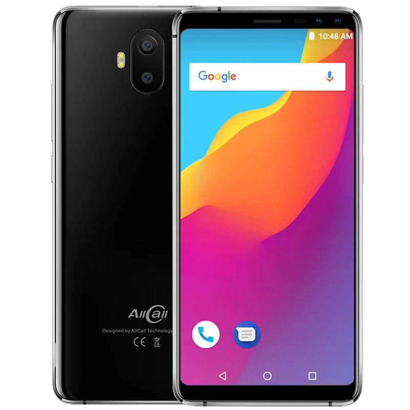  AllCall S1 3G Smartphone 5.5'' Android 8.1 MT6580 Quad Core 2GB RAM 16GB ROM 13.0MP+2.0MP Dual Rear - 32982172280