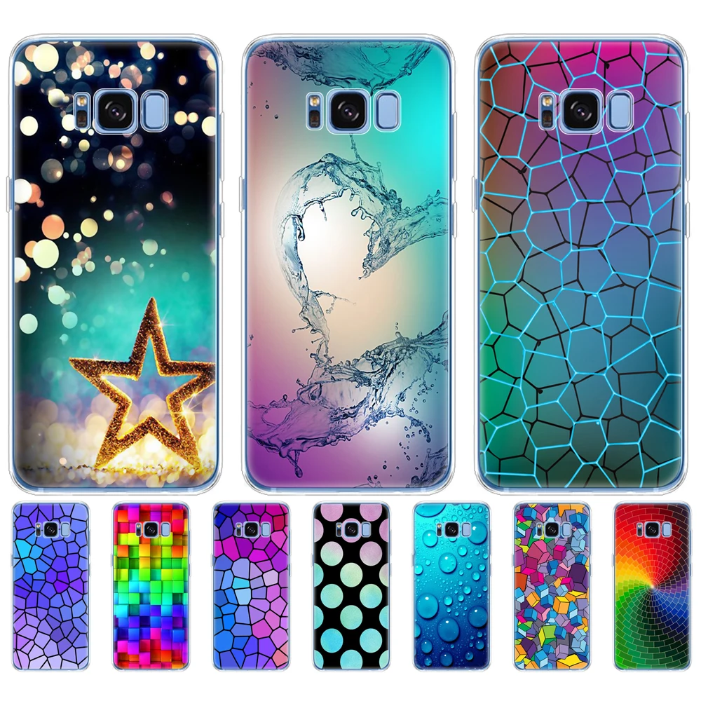 Per Samsung Galaxy S8/S8 Plus Custodia Per Telefono Cover Posteriore In Silicone Per Samsung S8/S8 Plus Custodia Protettiva Per Telefono Coque Animal