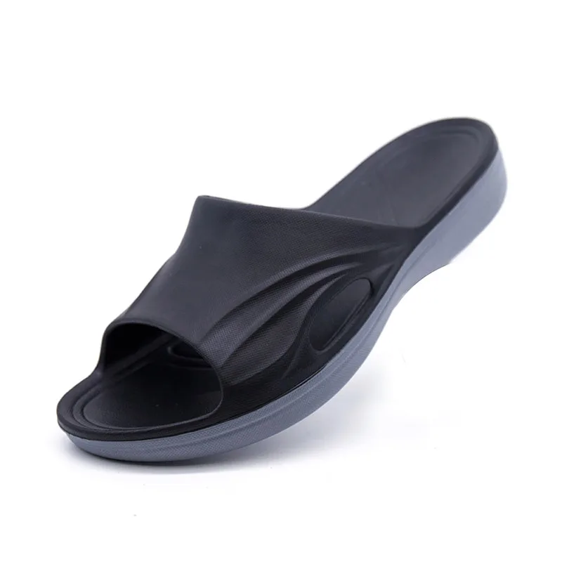 Shoes Summer Footwear Slides Men Sandals Outdoor Fashion Rubber Flat Male Slippers Soft