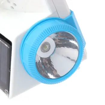 

Solar Power Mini Fan Multifunction AC Direct Charge Fans With LED Table Lamp & LED Flashlight A6HB