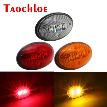 

2Pcs 12V 3 LED Side Marker Light For 1999-2010 F150 Pick-up Truck Trailer Lorry Bus Clearance Lights Indicator Warning Lamp