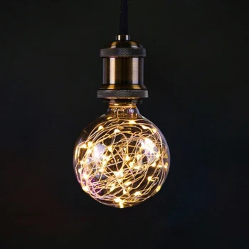 

LED G95 Decorative Wire Fairy String Light Bulb X-mas Festival Garden Party E27