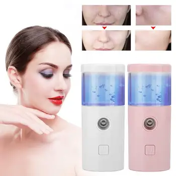

Laser Hair Removal Machine 20ml Mini Portable Nano Spray Face Moisturizing Hydrating Steamer Facial Humidifier Led Facial Mask
