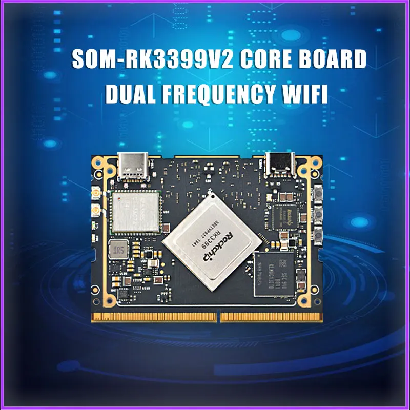 Чистые SOM RK3399V2 основной плате 4 Гб оперативной памяти 16 флэш с разъемом HDMI IN