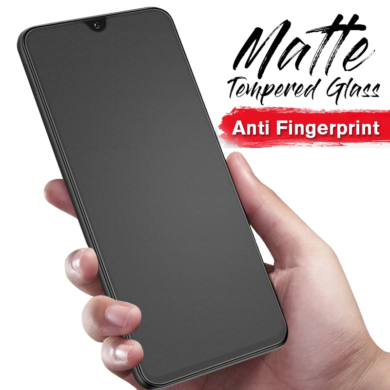 Закаленное стекло без отпечатков пальцев для Samsung a51 a71 a12 a22 a02 a02s a32 M31s a52 a72 матовая