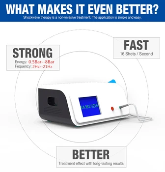 

2019 Compressor 8 Bar Radial Type ESWT Device Extracorporea Shock Wave Therapy Machine for ED Treatment