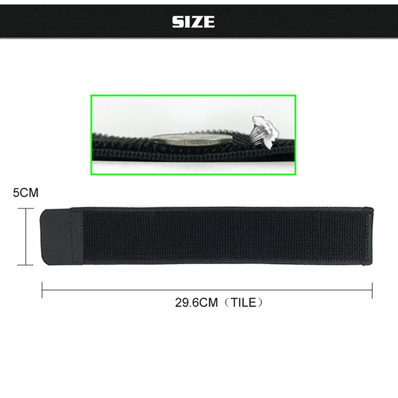 1 Pair Adjustable Ankle Support Knitted Cloth Elastic Fixed Strap Soccer Football Socks Sportswear Accessories For Lower Leg