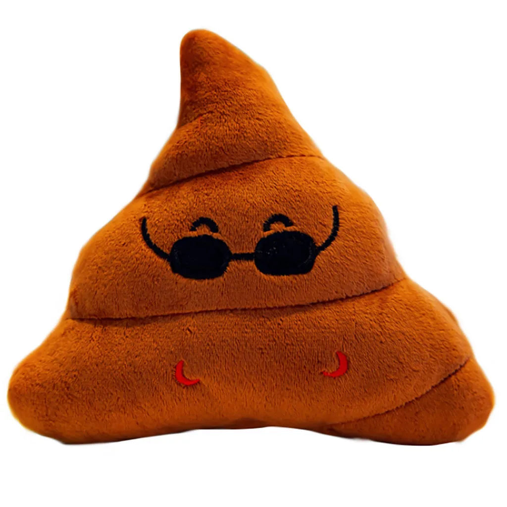 Creative Poop Plush Toy Funny Face Poo Expression Interesting Novelty Toys Small Decoration Or Large Pillow Office #B | Игрушки и хобби