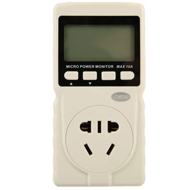 

Digital Power Meter GM86 Energy Meter Power Monitor Measuring Outlet Socket (EU Plug)