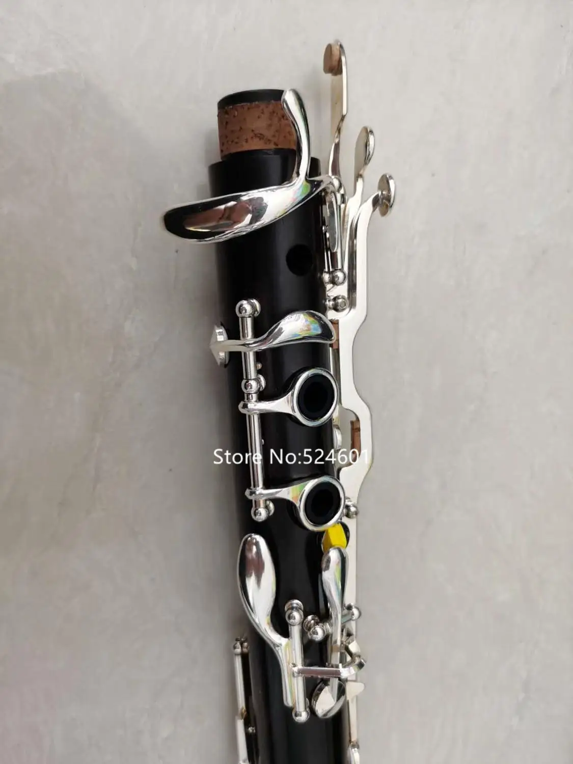 Hot Selling Clarinet 18 Keys G Tune Ebony Wood Black Silver key Musical instrument With Case Freeing