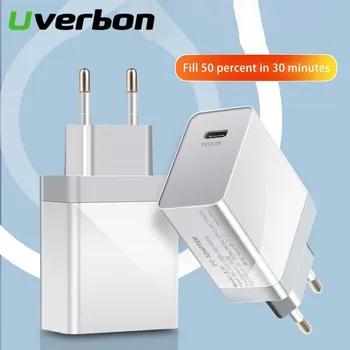 

PD30W USB PD Charger Quick Charge 4.0 3.0 for iPhone12 Pro X Macbook iPad pro USB Type C Charger for Huawei One Plus 7 8 Charger