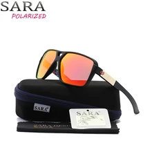 Мужские солнцезащитные очки Брендовые дизайнерские поляризованные женские солнцезащитные очки Светоотражающие очки Квадратные спортивные очки Gafas de sol de los с чехлом