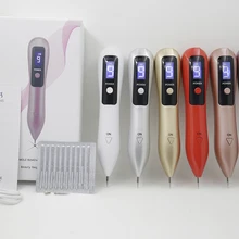 Electric Laser Fibroblast Plasma Pen Mole Removal Dark Spot Remover 9 Level LCD Upper and Lower Eyelids Beauty Skin Care Tools