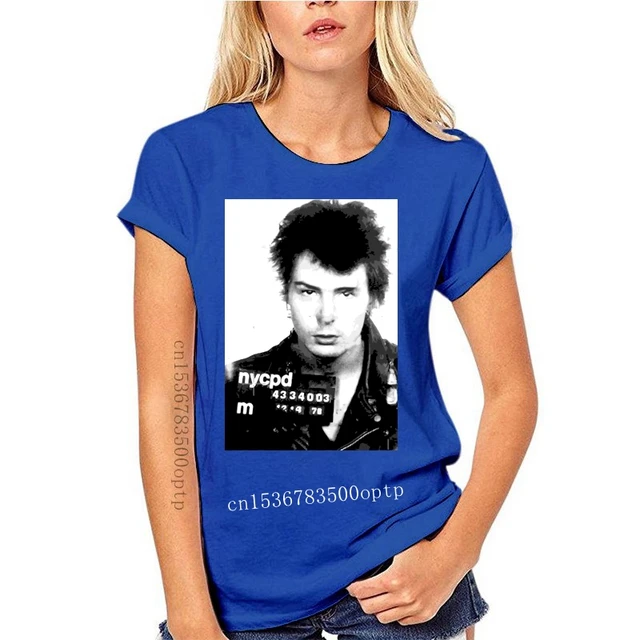 New sid vicious mugshot fan art T shirt 