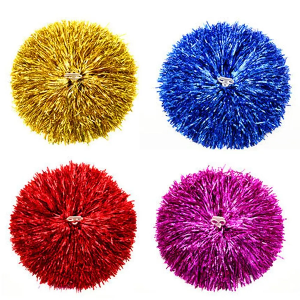 1pair Game Pompoms Cheerleading Cheering Apply to Sports Match and Vocal Concert Decorator cheerleading pom poms