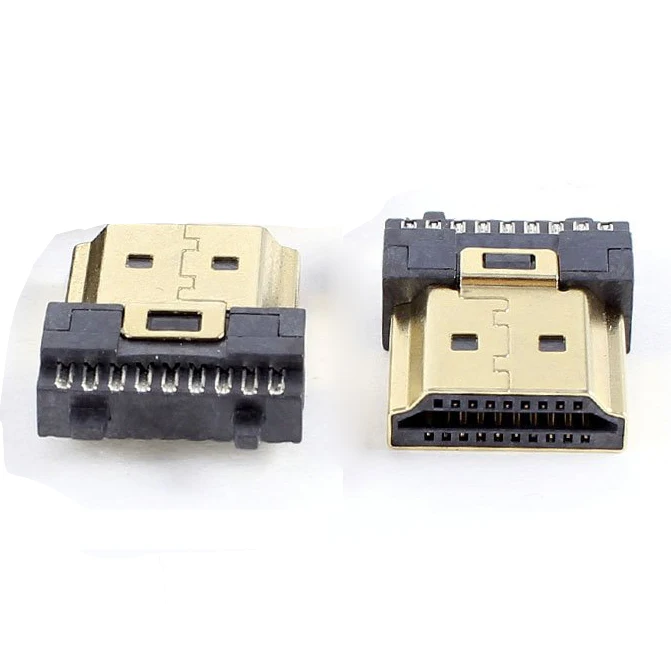 5 шт. HDMI Male 19 контактов A Тип разъем под пайку Замена