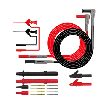 

16pcs Digital Multimeter Probe Test Lead Cable Alligator Clip Kit
