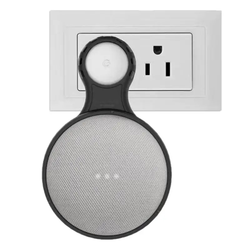 Настенная розетка, вешалка, кронштейн, поддержка для Google Home, Мини голосовой помощник, вызов, домашняя кухня/ванная комната/спальня, держатель динамика