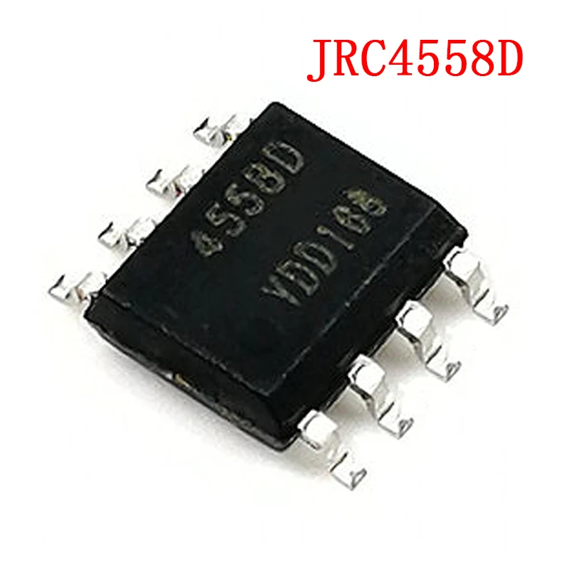 10 шт. JRC4558D SOP8 NJM4558D SOP 4558 SMD 4558D JRC44558 Dual OP AMP | Электронные компоненты и принадлежности
