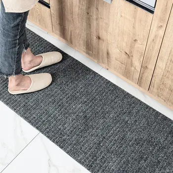 

50x80cm Long Anti-slip Kitchen Rugs Oil and Water Absorption Doormat Wear-resistant Door Mat for Kitchen/Entrance Kitchen Carpet