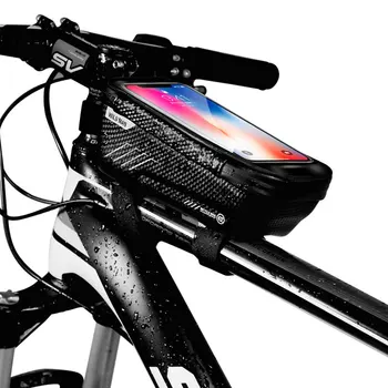 

Bicycle bag Mountain bike front pocket multifunction waterproof phone holder with Touchable screen mtb items bicycle accessories