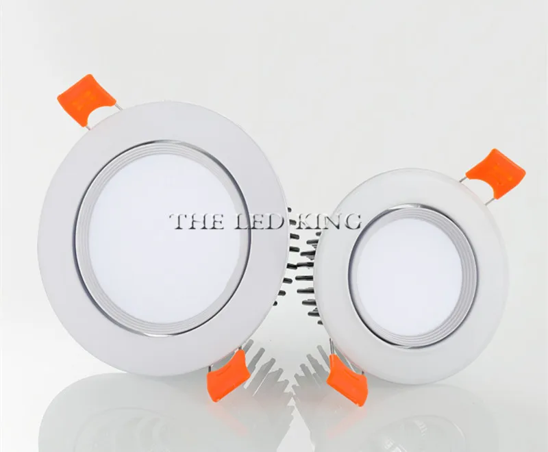 COB LED Downlights Real 3W 5W 9W 12W 110V-240V White Ceiling Spot Lamp 2.2 Inch 55mm 75mm Cut Hole No Flicker Lighting Fixtures