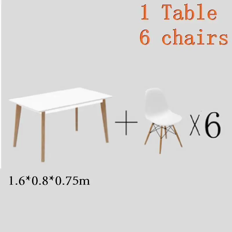 Number 19 Juego набор Comedores Mueble Eet Tafel Tisch Redonda Meja Makan винтажный деревянный стол для кухни - Цвет: Number 19