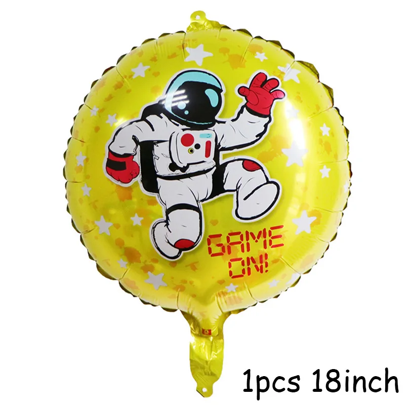 1pc balloon C Космонавты и ракеты, воздушные шары из фольги, Галактика/Солнечная система, тематические вечерние, для мальчиков, для детей, для дня рождения, для украшения, вечерние, космические - Цвет: 1pc balloon C