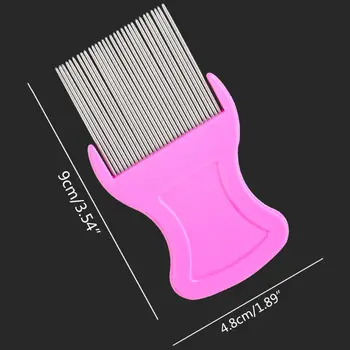 

4Pcs Stainless Steel Pet Tick Remover Tool Set Fleas Lice Tweezer Clip Fork Comb K1MF