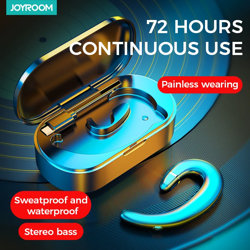 Joyroom Bluetooth Earphone Wireless 5 0 Bone Conduction Headsets Wireless Sports Stereo Earphones For iPhone Samsung Huawei