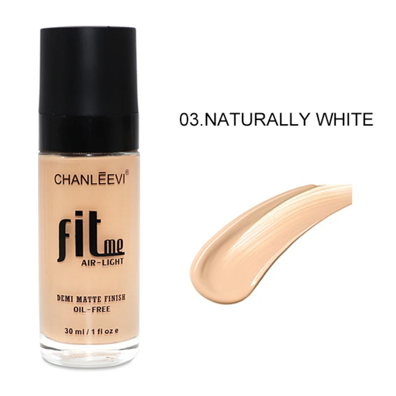 A3 Matte Foundation Liquid Long-lasting Moisturizing Cover Blemishes Even Skin Color Liquid Foundation - Color: A3