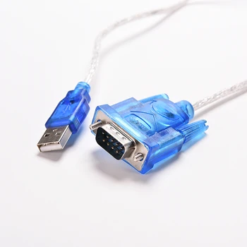

For PC PDA GPS New 80cm New USB 2.0 to RS232 COM Port Serial PDA 9 pin DB9 Cable Male to Male M/M Adapter