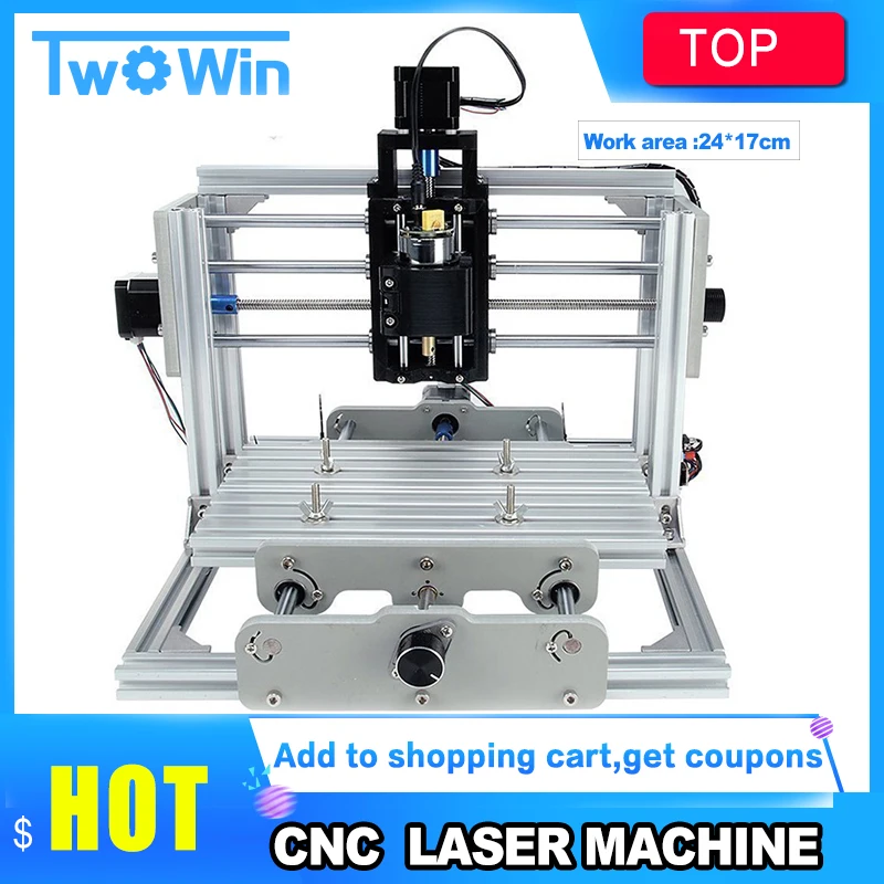 CNC 2417 DIY деревянный маршрутизатор 3 оси мини PCB фрезерный лазерный станок с ЧПУ гравировальный станок для резьбы по металлу для управления GRBL