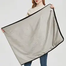 

EMF protection Silver Wrap Blanket EMF Wrap Poncho Radiation Protection Large Pregnancy Blanket, 5G Anti-Radiation