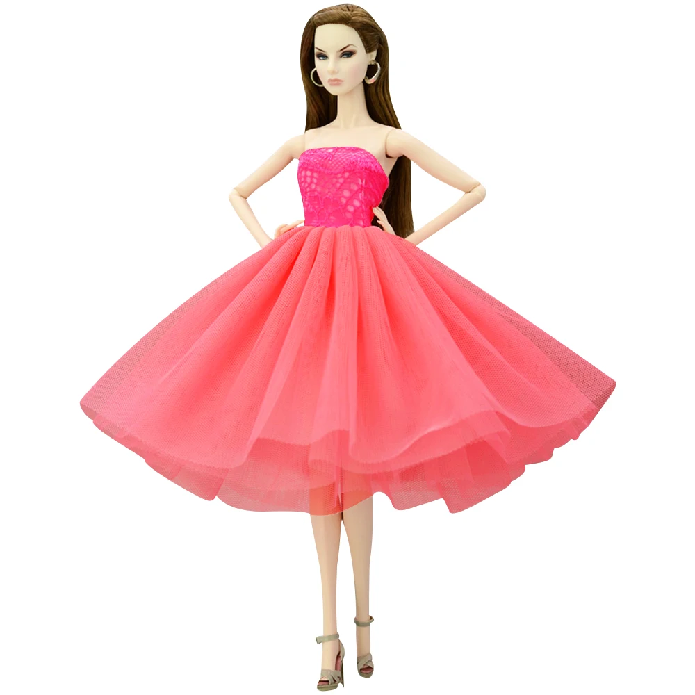 NK новейшее платье для куклы короткие балетные платья для куклы Барби одежда модная одежда для кукол Барби наряды 1/6 кукла 085а 9X