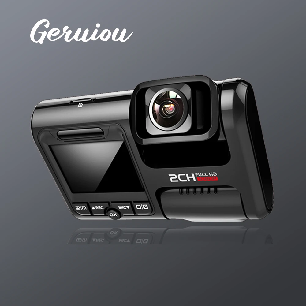 Geruiou J07 Dash Cam 2160P WI FI двойной объектив Sony IMX323 автомобильный видеорегистратор Novatek