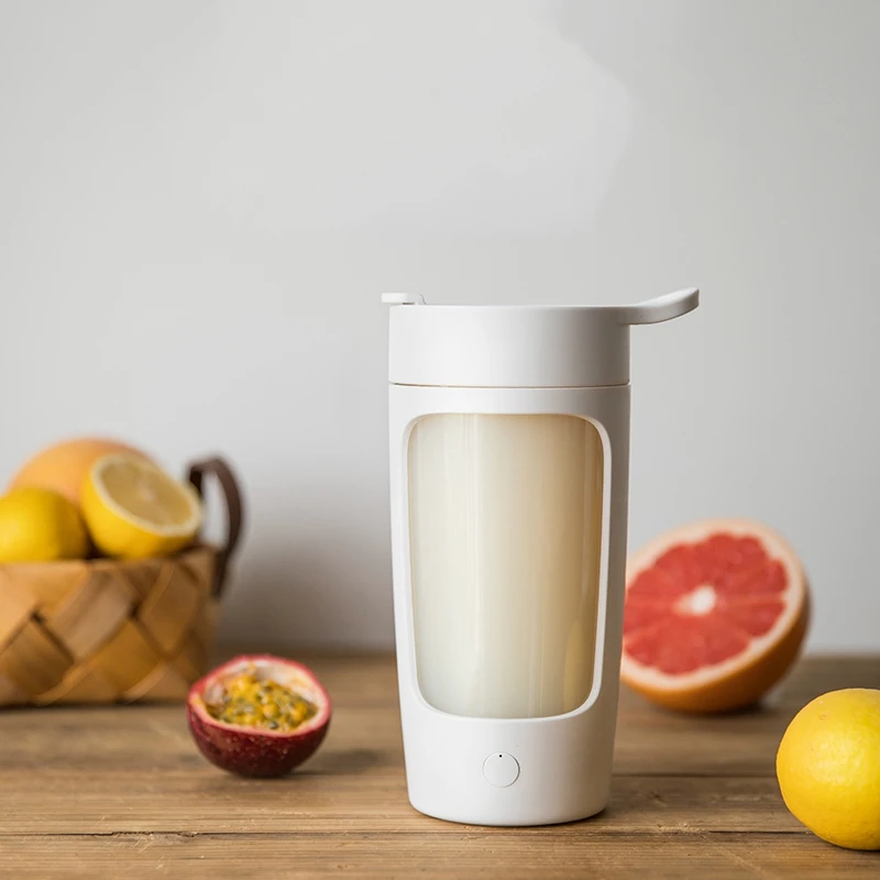 

650Ml USB Charging Mixing Cup Fruit Soaking Machine Sports Lemon Kettle Juice Shake Cup Home Travel Camping Portable Drinking Wa