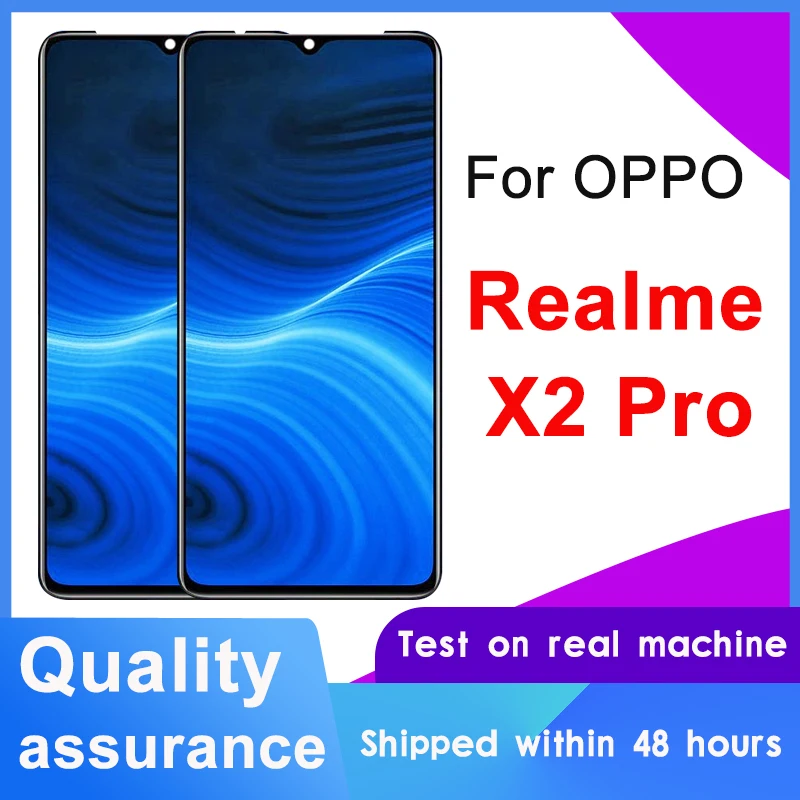 Новый Amoled дисплей 6 5 дюйма для OPPO Realme X2 Pro ЖК кодирующий преобразователь