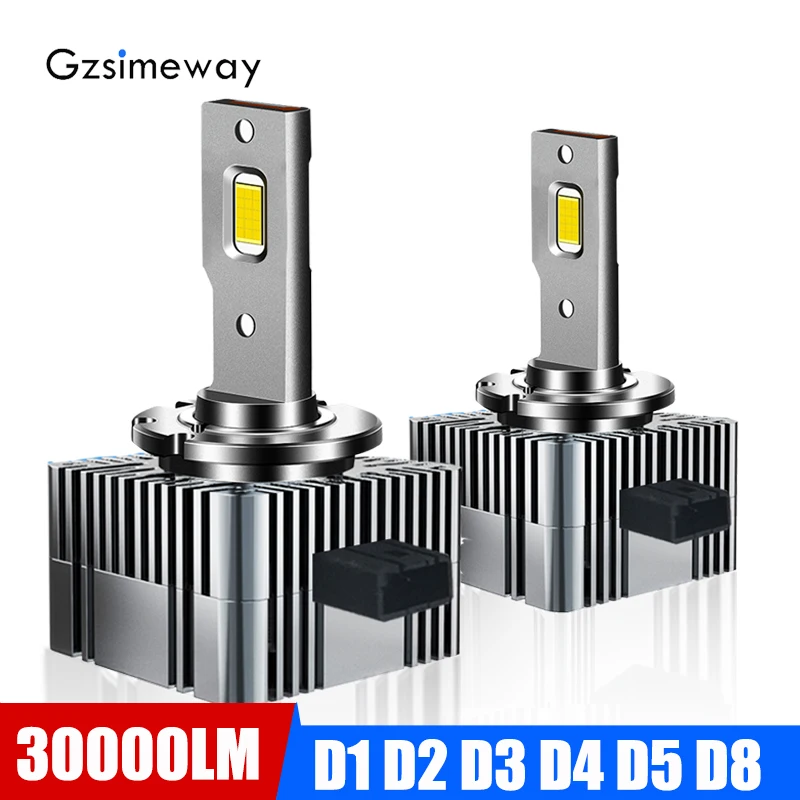 D1S D3S Plug And Play светодиодный лампы для передних фар D2S D4S D5S D8S Замена оригинальной HID