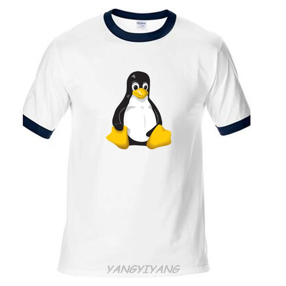 Темная футболка CafePress-linux tux penguin, Темная футболка из хлопка с круглым вырезом, Повседневная футболка с принтом реглан - Цвет: smae as picture