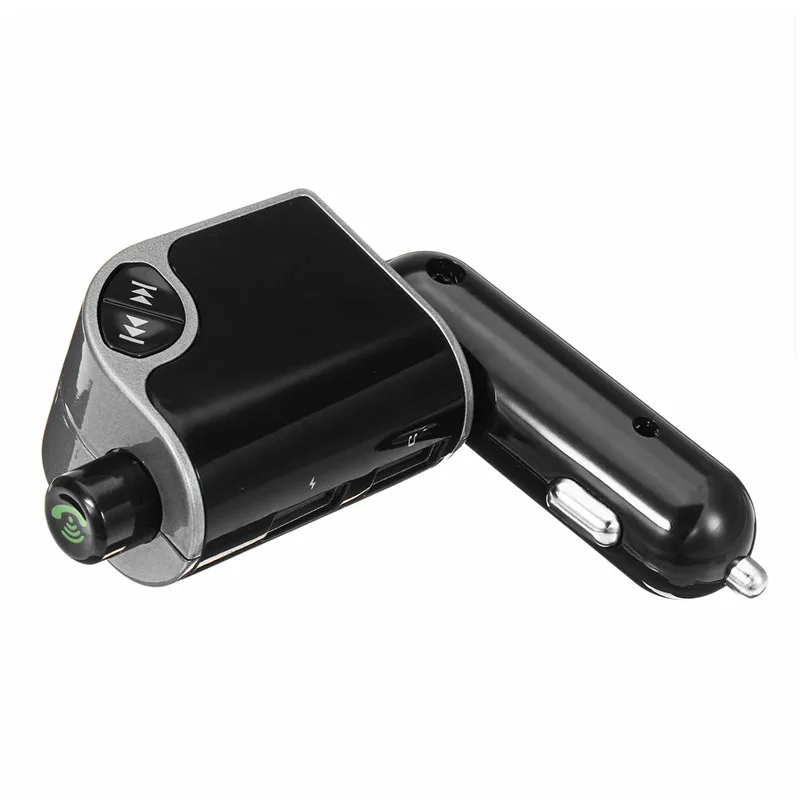 Двойной USB Автомобильный MP3-плеер беспроводной bluetooth fm-передатчик модулятор Автомобильный комплект A2DP 5 в 2.1A зарядное устройство для iPhone