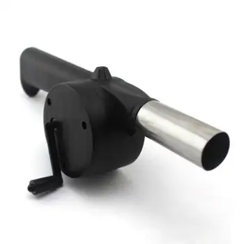 

Manual Crank Barbecue Blower Fireplace Outdoor Camping Bellows Barbecue Fire Starter Camping Kitchenware Accessories