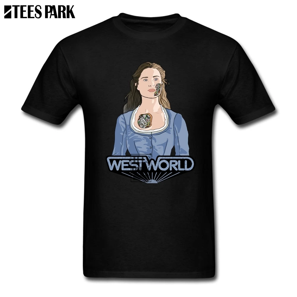 Футболки осенние Westworld Dolores Abernathy футболки молодежная с круглым вырезом короткий