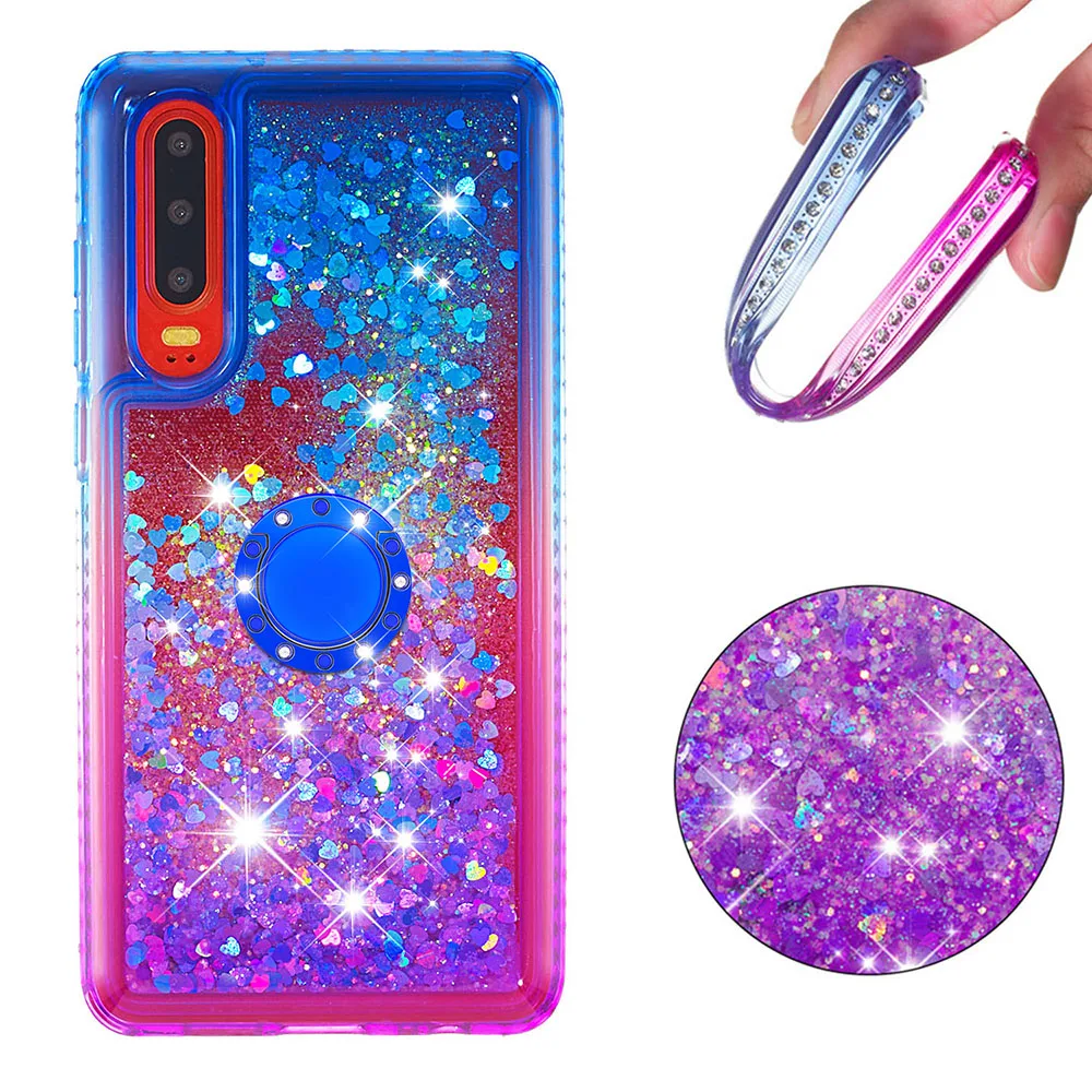 

Cases for Huawei Honor 10i P30 P30 Lite Pro Y6 Y7 Pro Prime Enjoy 9 9s P Smart Cover TPU Liquid Quicksand Diamond Giltter Coque